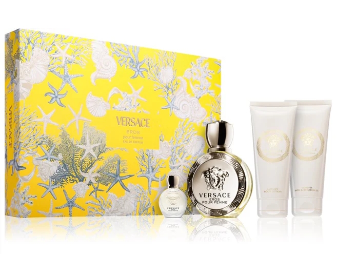 EROS POUR FEMME EDP SET 4 PIEZAS