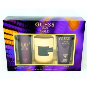 GUESS MAN GOLD SET 3 PIEZAS