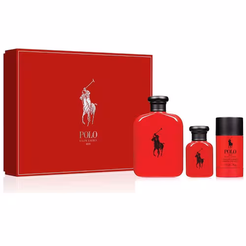 Set Ralph Lauren Red Polo